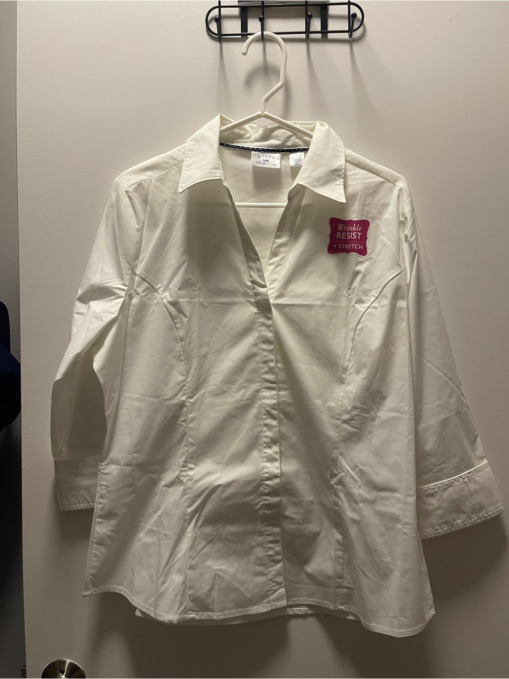 Lee White Women's Long-Sleeve Dress Shirt - Picture 2 of 7